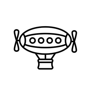 Telegram profile photo for «Дирижабль». Бортовой журнал