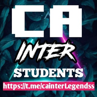 Telegram profile photo for CA INTER STUDENTS ❤️