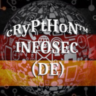 Telegram profile photo for cRyPtHoN™ INFOSEC (DE)