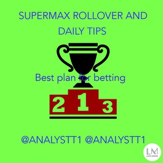 Telegram profile photo for SUPERMAX ROLLOVER AND DAILY TIPS 🔥