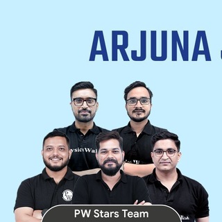 Telegram profile photo for Arjuna JEE 2027 PW Star Team Lectures ⚡