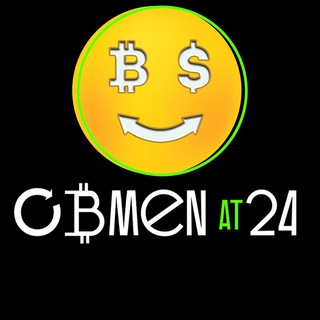 Telegram profile photo for ObmenAT24 - обмін криптовалют | USDT | BTC | ETH | USD | EURO | UAH | Крипта | Перекази по світу