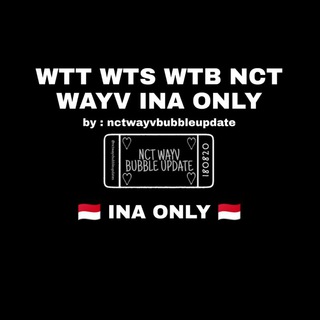 Telegram profile photo for WTT WTS WTB NCT WAYV INA ONLY 🇮🇩