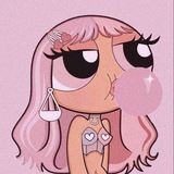 Telegram profile photo for text violet