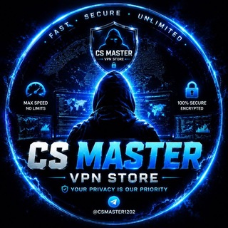Telegram profile photo for CS Master VPN STORE ๐ฑ๐ฐโข