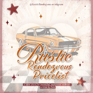Telegram profile photo for RusticRendezvous ; PRICELIST