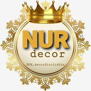 Telegram group profile photo for NUR_decor