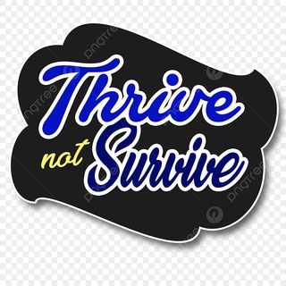 Telegram profile photo for THRIVING NOT SURVIVING IN A TOXIC WORLD