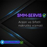 Telegram profile photo for SMM_SERVIS
