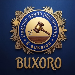 Telegram profile photo for E-auksion Buxoro viloyati