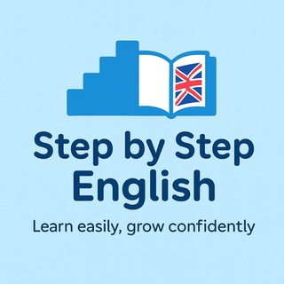 Telegram profile photo for Step by Step English 🇬🇧🇺🇲