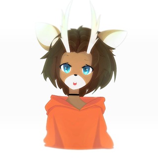 Telegram profile photo for boy with horns