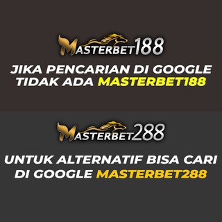 Telegram profile photo for ⚜️DIskusi Judi online Slot & Mix Parlay 🇮🇩 Masterbet188 / Masterbet288⚜️