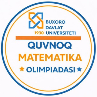 Telegram profile photo for "Quvnoq matematika" olimpiadasi (BuxDU)