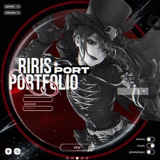 Telegram profile photo for ᅠᅠ𓏵 (rest) ᅠ ᅠ𝗥𝗶𝗥𝗶'𝗌ׄ͜ 𝗣𝗈𝗿𝘁͜ƒ𝗈l𝗶𝗈
