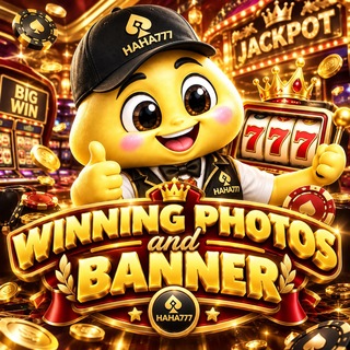 Telegram profile photo for HAHA777 Winning Photos & Banner