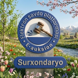 Telegram profile photo for E-auksion Surxondaryo | Rasmiy kanal