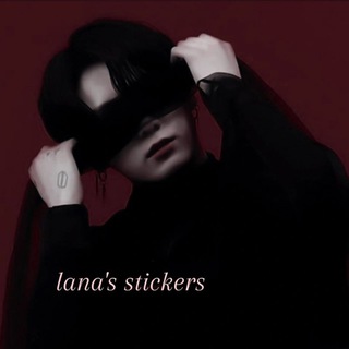 Telegram profile photo for lana's stickers.❦