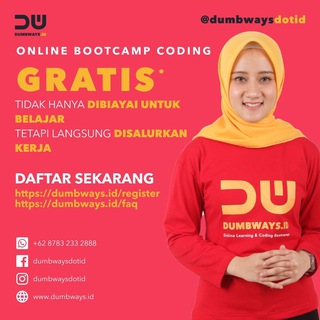 Telegram profile photo for *Official Channel Bootcamp DumbWays*