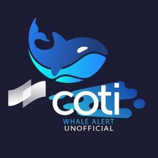 Telegram profile photo for Coti Whale Alert Channel