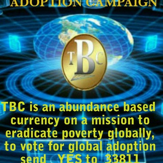 Telegram profile photo for NIGERIAN TBC MASSIVE ADOPTION CAMPAIGN