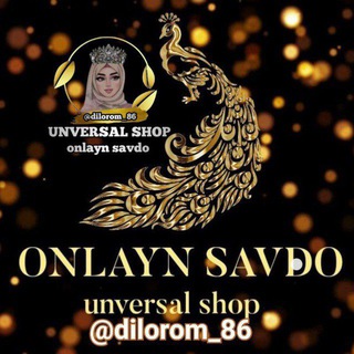Telegram profile photo for 🛍️👠👗UNVERSAL SHOP_ONLAIN SAVDO🧥👛🛍️