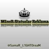 Telegram profile photo for M1noR Statuslar | Reklama 💵