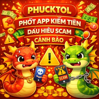 Telegram profile photo for Phucktol - Phốt APP Kiếm Tiền - Dấu Hiệu Scam - Cảnh Báo