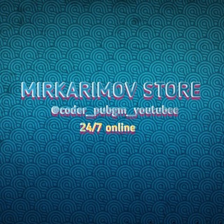 Telegram profile photo for Mirkarimov store
