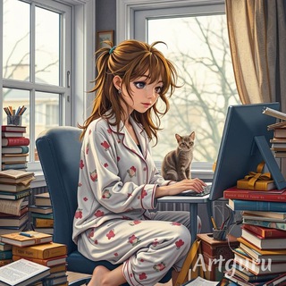 Telegram profile photo for Сижу, пишу, надеюсь📝