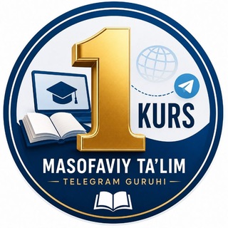 Telegram profile photo for TDIU Masofaviy ta'lim 1-kurs (2026-2027)