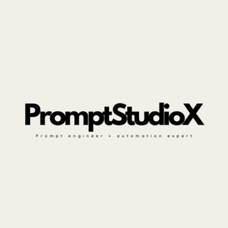 Telegram group profile photo for PromptStudioX