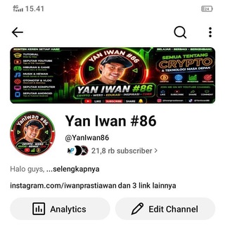 Telegram profile photo for Yan Iwan Channel