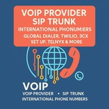 Telegram profile photo for Global Volp_DID Number_SIP Trunks_TFN_3CX_IVR, Twilio_Telnyx provider.