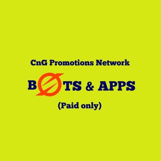 Telegram profile photo for CnG Promotion Network Bots and Apps (Paid only)