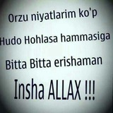 Telegram profile photo for 🕋🕋ORZULAR USHALADI INASHA OLLOX🕋🕋