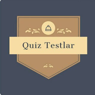 Telegram profile photo for QUIZ TESTLAR
