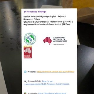 Telegram profile photo for Hydrogeology Hub | Groundwater Engineering Insights