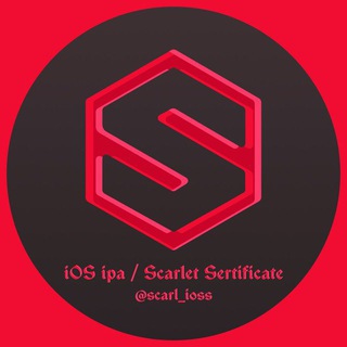 Telegram profile photo for iOS ipa / Scarlet Sertificate