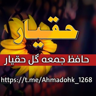 Telegram profile photo for حافظ جمعه ګل حقیارChannel Canal