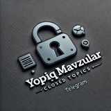 Telegram profile photo for Yopiq Mavzular