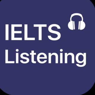 Telegram profile photo for IELTS listening practise tests