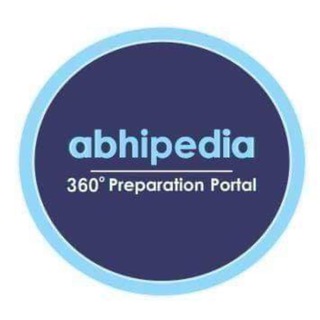 Telegram profile photo for ABHIPEDIA , BANKING, SSC, DRDO, RAILWAY