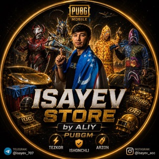 Telegram profile photo for ISAYEV by ALIY PUBGM