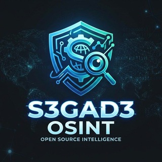 Telegram profile photo for S3GAD3 OSINT 
