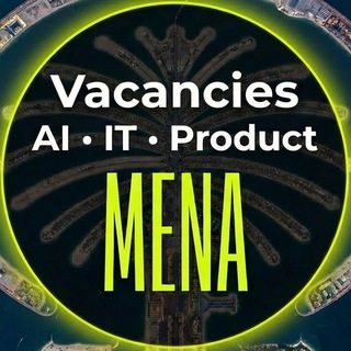 Telegram profile photo for Vacancies in MENA | AI • IT • Product