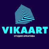 Telegram profile photo for VIKAART. SMM STUDIO