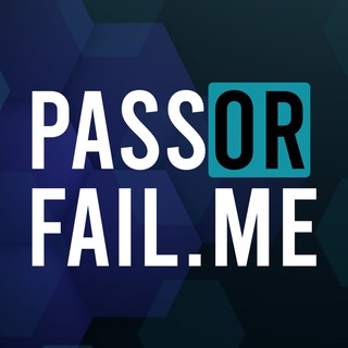 Telegram profile photo for Pass or Fail Me Reports