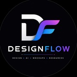 Telegram profile photo for DesignFlow