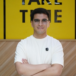 Telegram profile photo for English with Khasanov